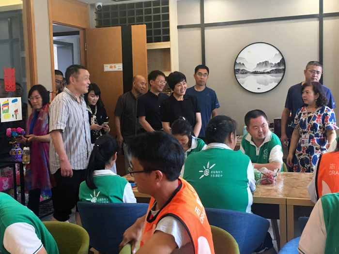 参观考察现场