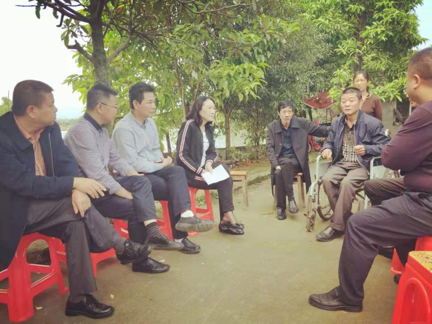 德阳市残联党组书记、理事长刘晓菊一行深入绵竹市、什邡市调研