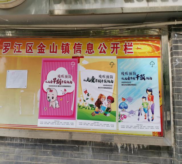 德阳市罗江区第四次“全国残疾预防日”系列宣传教育活动现场（图一）
