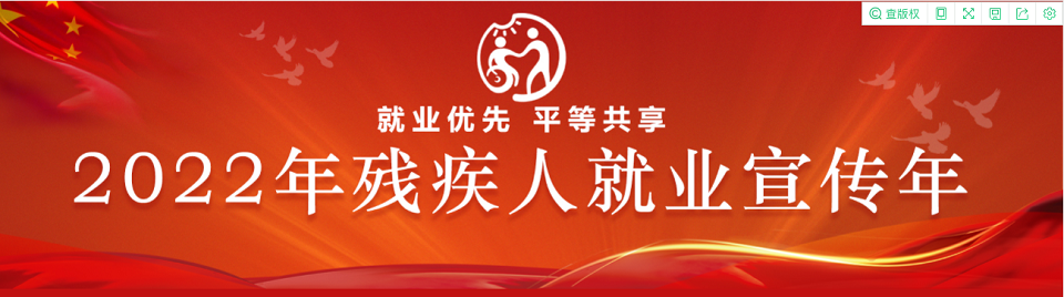 残疾人就业宣传年