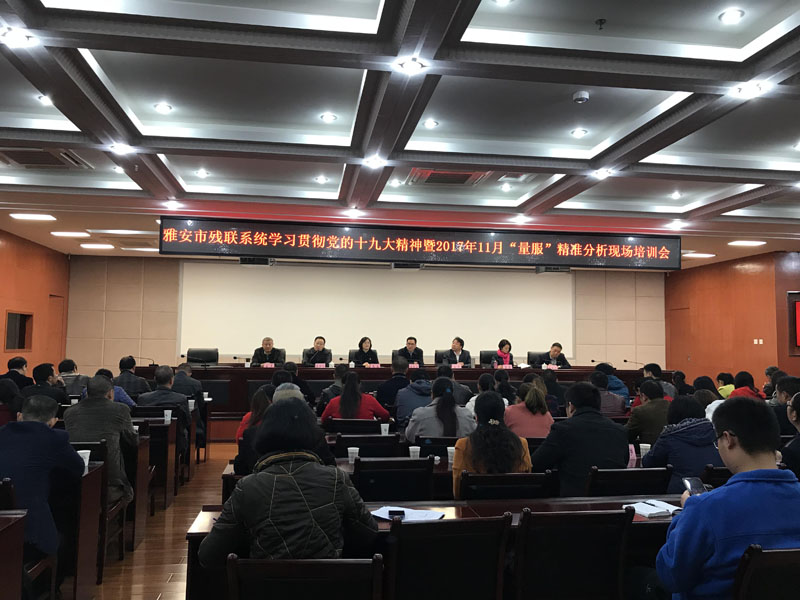 杨志远副理事长赴雅安市宣讲党的十九大精神